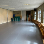 Eventvloer ingezet om tijdelijk lokaal te realiseren in gymzaal